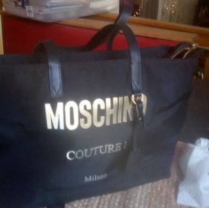 Moschino Courture Hand Bag ( Black)